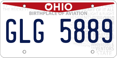 OH license plate GLG5889