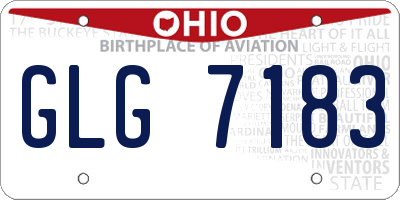 OH license plate GLG7183