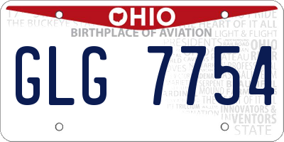 OH license plate GLG7754