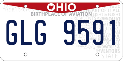 OH license plate GLG9591