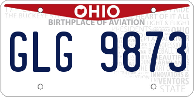 OH license plate GLG9873