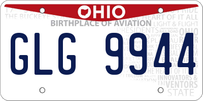 OH license plate GLG9944