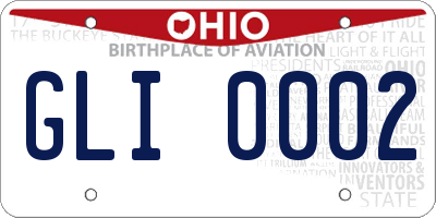 OH license plate GLI0002