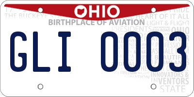 OH license plate GLI0003