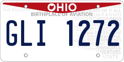 OH license plate GLI1272