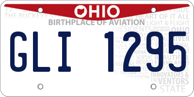 OH license plate GLI1295