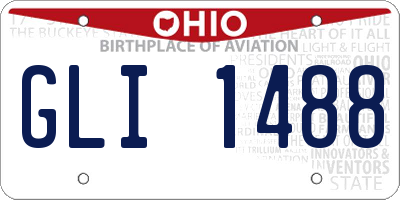 OH license plate GLI1488