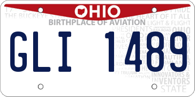 OH license plate GLI1489