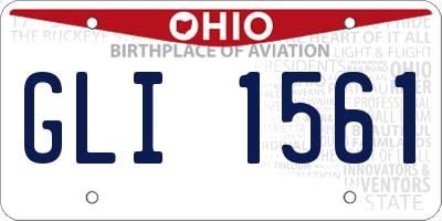 OH license plate GLI1561