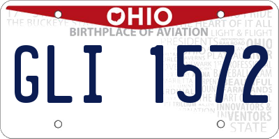 OH license plate GLI1572
