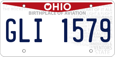 OH license plate GLI1579