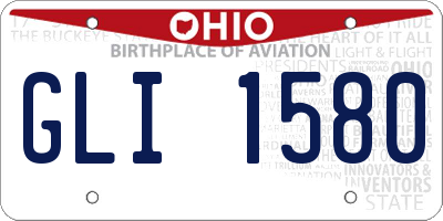 OH license plate GLI1580