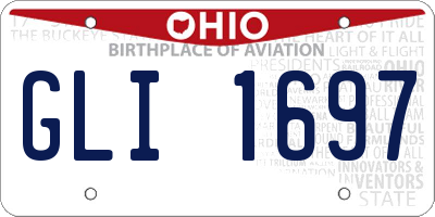 OH license plate GLI1697