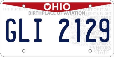 OH license plate GLI2129