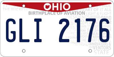 OH license plate GLI2176
