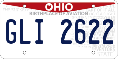 OH license plate GLI2622