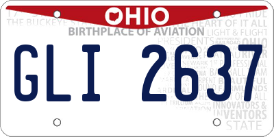 OH license plate GLI2637