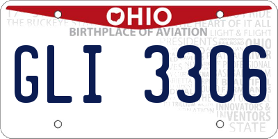OH license plate GLI3306