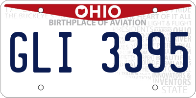 OH license plate GLI3395