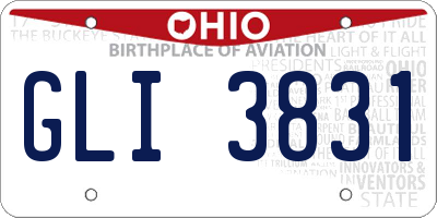 OH license plate GLI3831