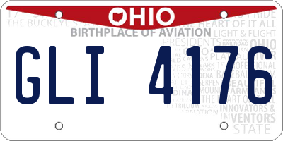 OH license plate GLI4176
