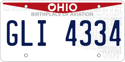 OH license plate GLI4334
