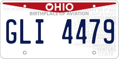 OH license plate GLI4479