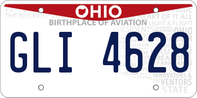 OH license plate GLI4628