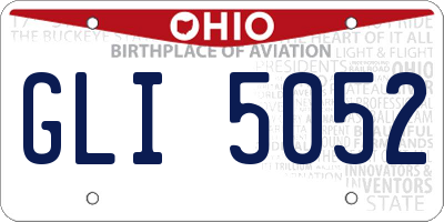OH license plate GLI5052