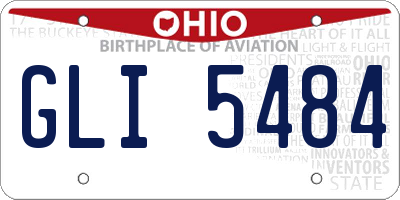 OH license plate GLI5484