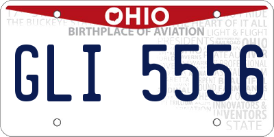 OH license plate GLI5556