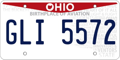 OH license plate GLI5572