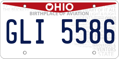 OH license plate GLI5586