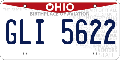 OH license plate GLI5622