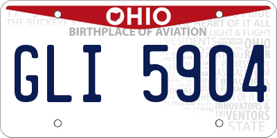 OH license plate GLI5904