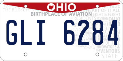 OH license plate GLI6284