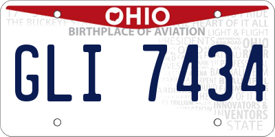 OH license plate GLI7434