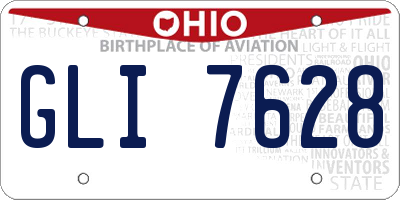 OH license plate GLI7628