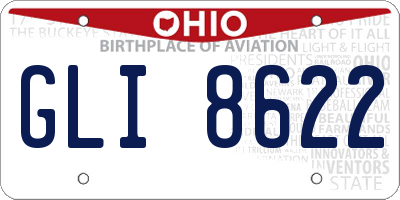 OH license plate GLI8622