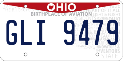 OH license plate GLI9479