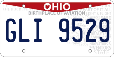 OH license plate GLI9529