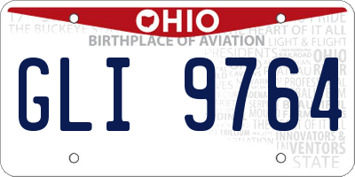OH license plate GLI9764