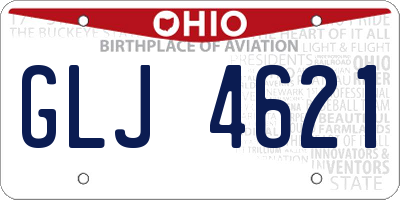 OH license plate GLJ4621