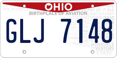 OH license plate GLJ7148