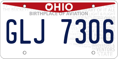 OH license plate GLJ7306