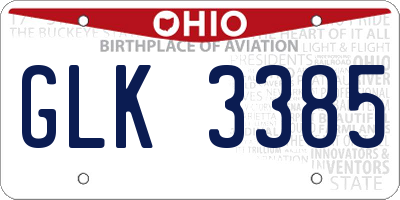 OH license plate GLK3385