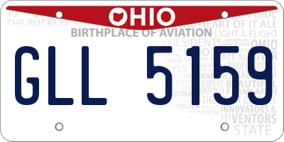 OH license plate GLL5159