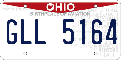 OH license plate GLL5164