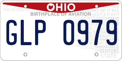 OH license plate GLP0979