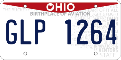 OH license plate GLP1264